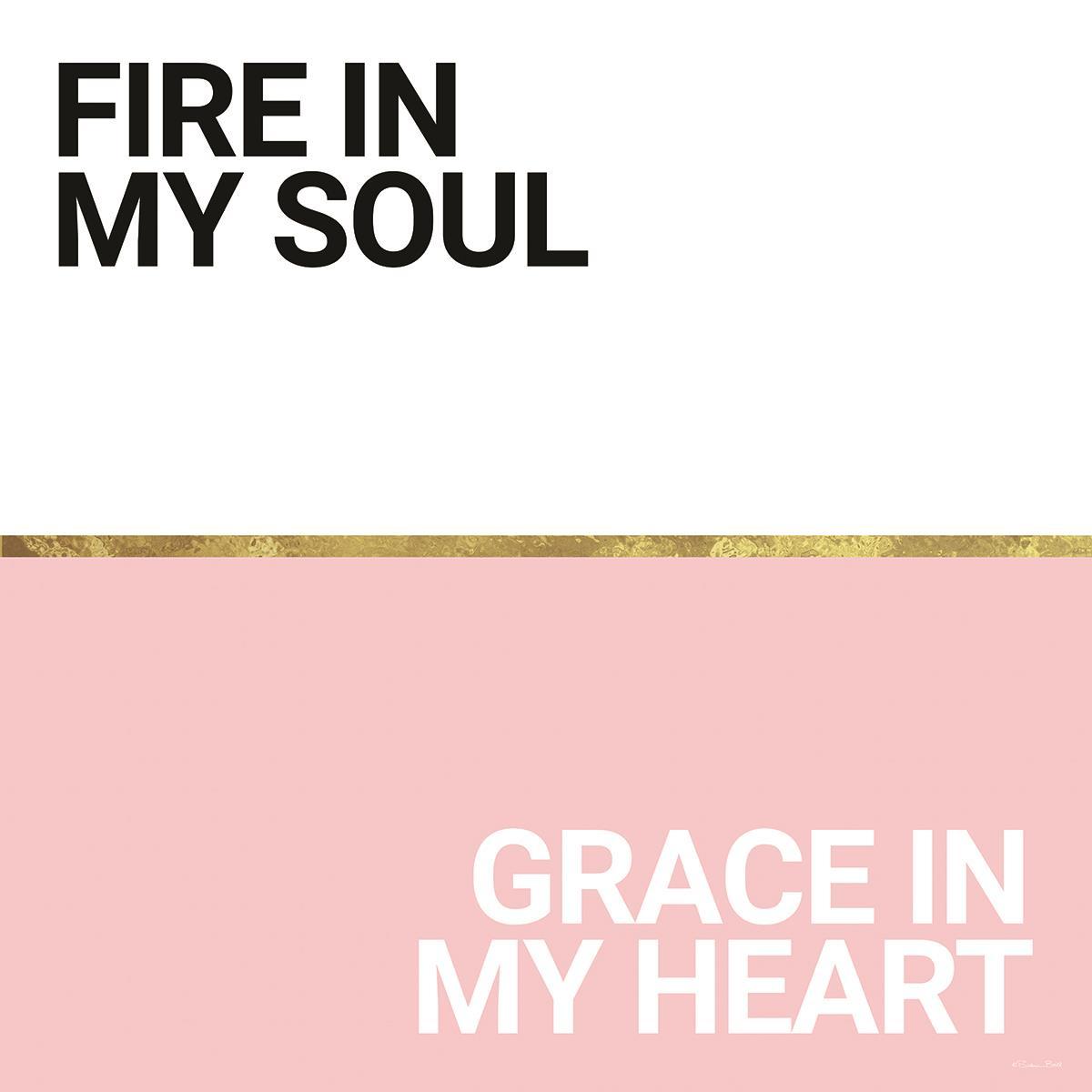 Small - Fire & Grace By Susan Ball - Pink Classy Art