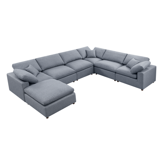 Modern Modular Sectional Sofa Set, Self-customization Design Sofa, Grey House to Home Furnishings LLC