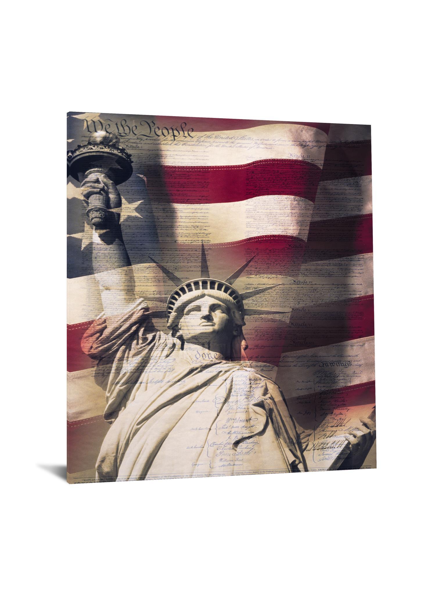 Tempered Glass With Foil - We the People - Beige Classy Art