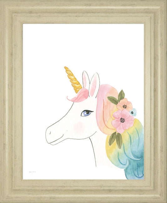 Lets Chase Rainbows V By Jenaya Jackson - Framed Print Wall Art - White Classy Art