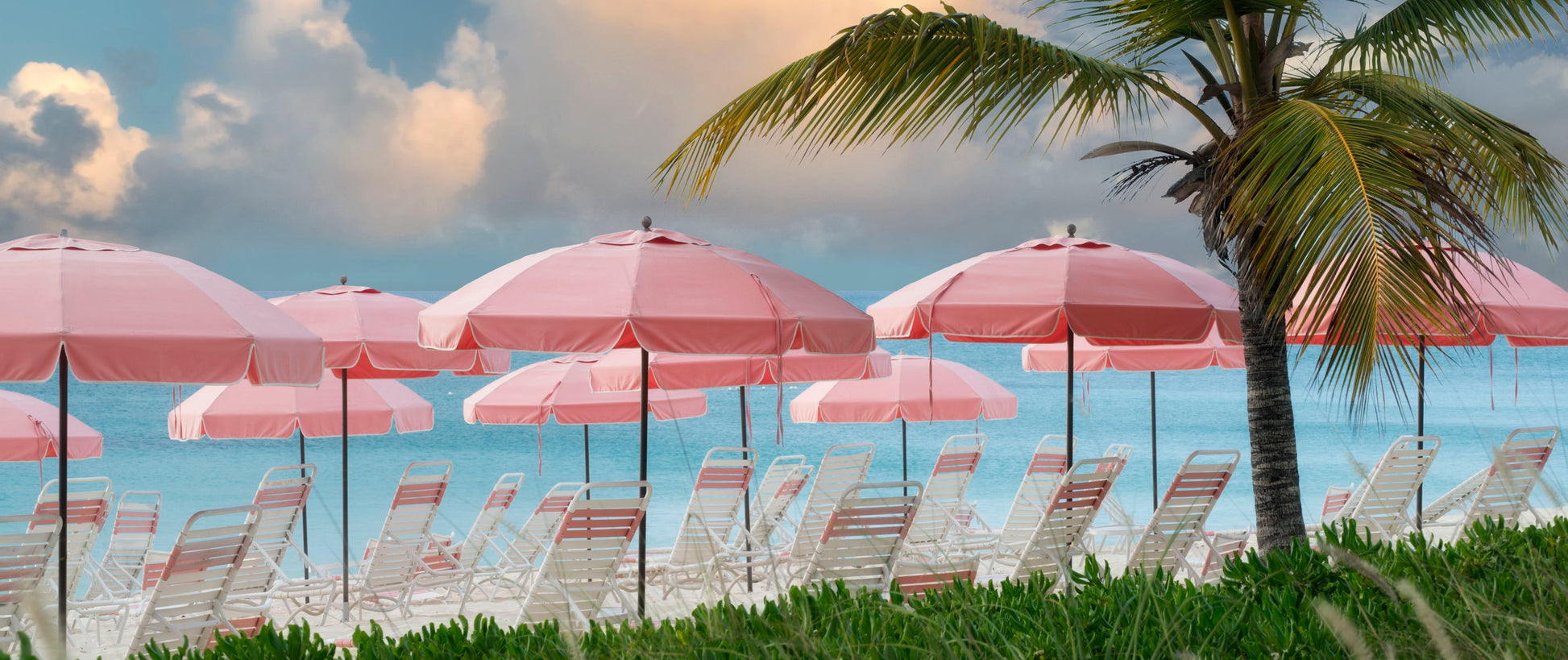 Umbrellas By Dennis Frates - Pink Classy Art