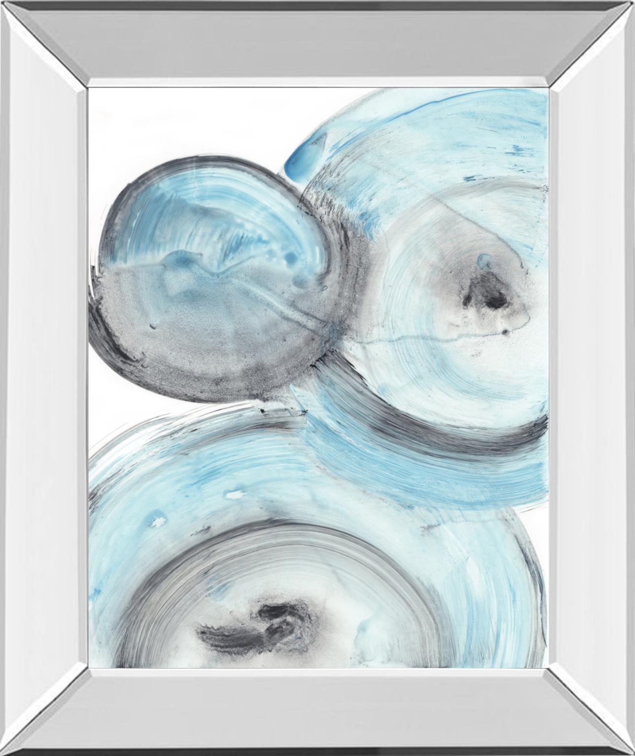 Ripple Effect IV By Ethan Harper - Light Blue Classy Art