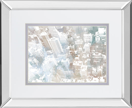 Empire View I Mirror Framed By DanMeneely - Pearl Silver Classy Art