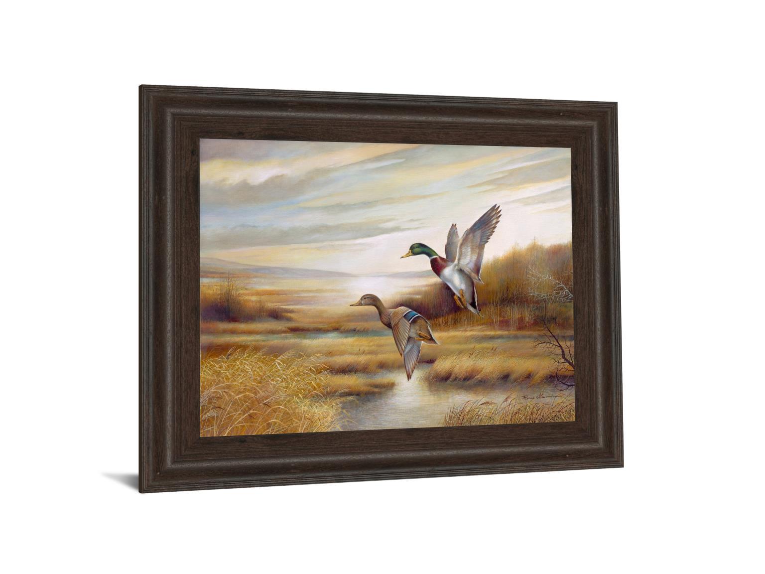 Promotional Line Ducks - Wall Art - Light Brown Classy Art