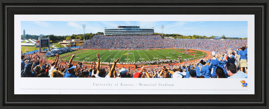 University Of Kansas #1 (Football) - Black Classy Art