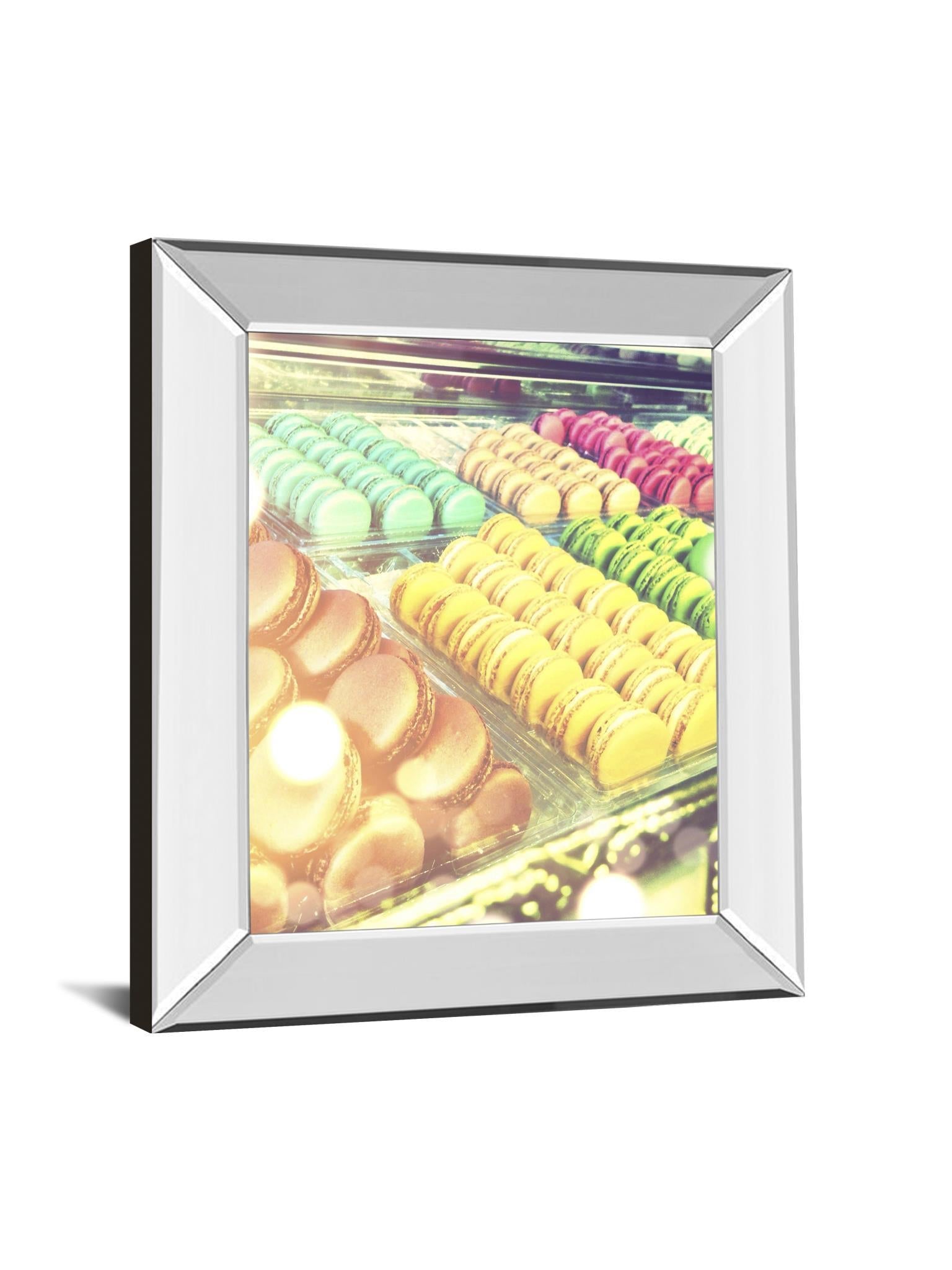 Tasty Treats By Acosta - Mirror Framed Print Wall Art - Yellow Classy Art