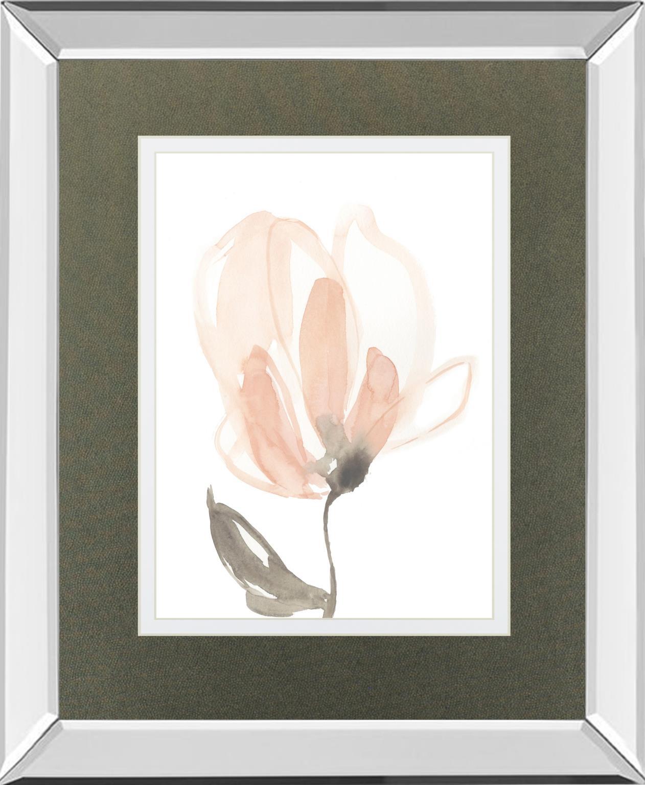 Blush Petals II By Jennifer Goldberger - Beige Classy Art