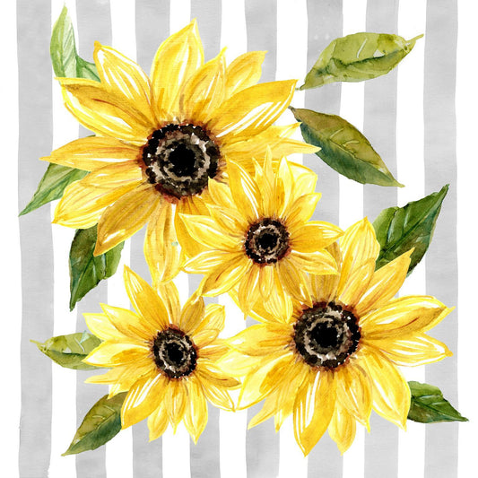 Small - Sunflower Array II By Carol Robinson - Yellow Classy Art