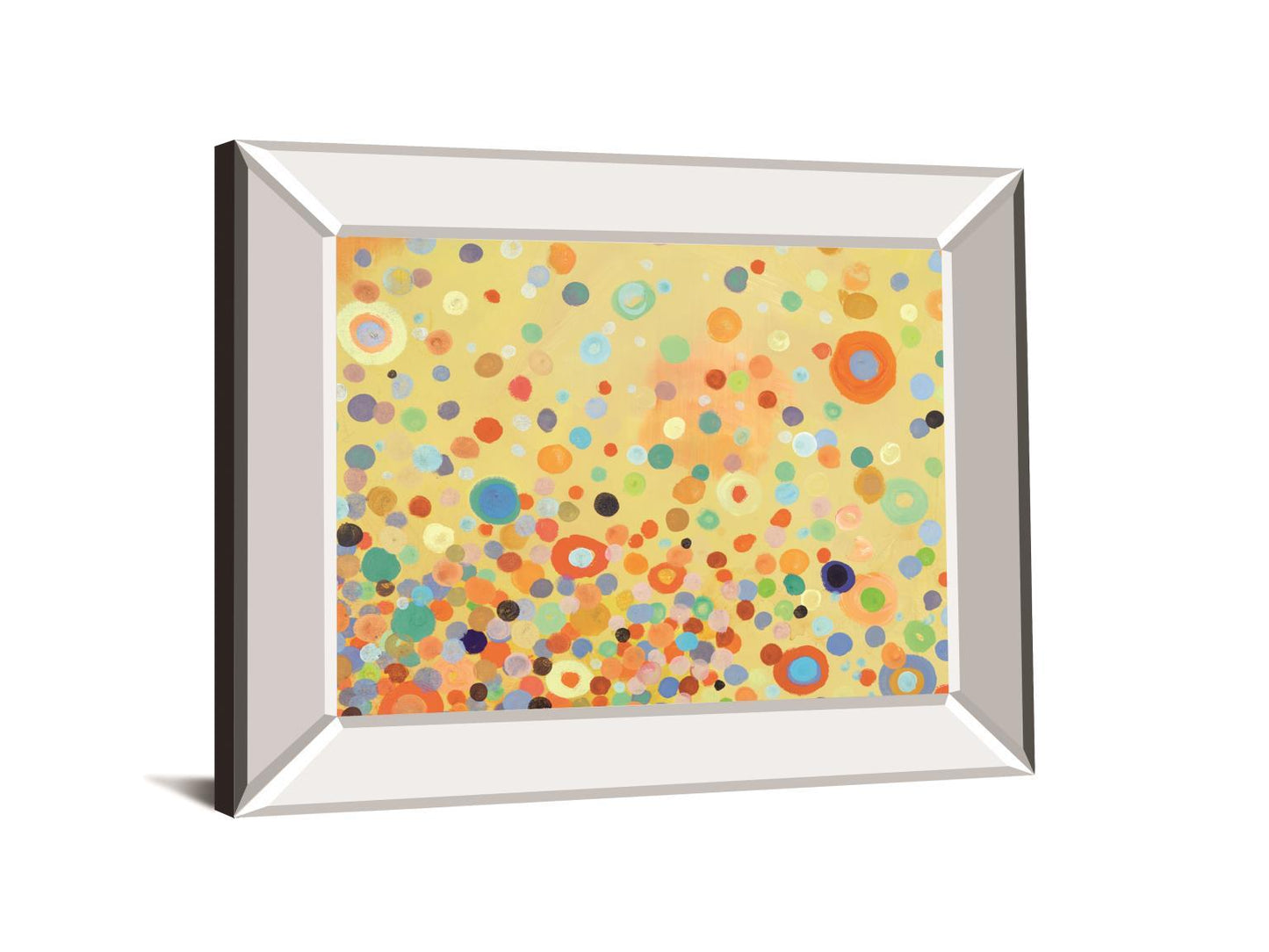 Diversity By Don Li-Leger - Mirror Framed Print Wall Art - Yellow Classy Art