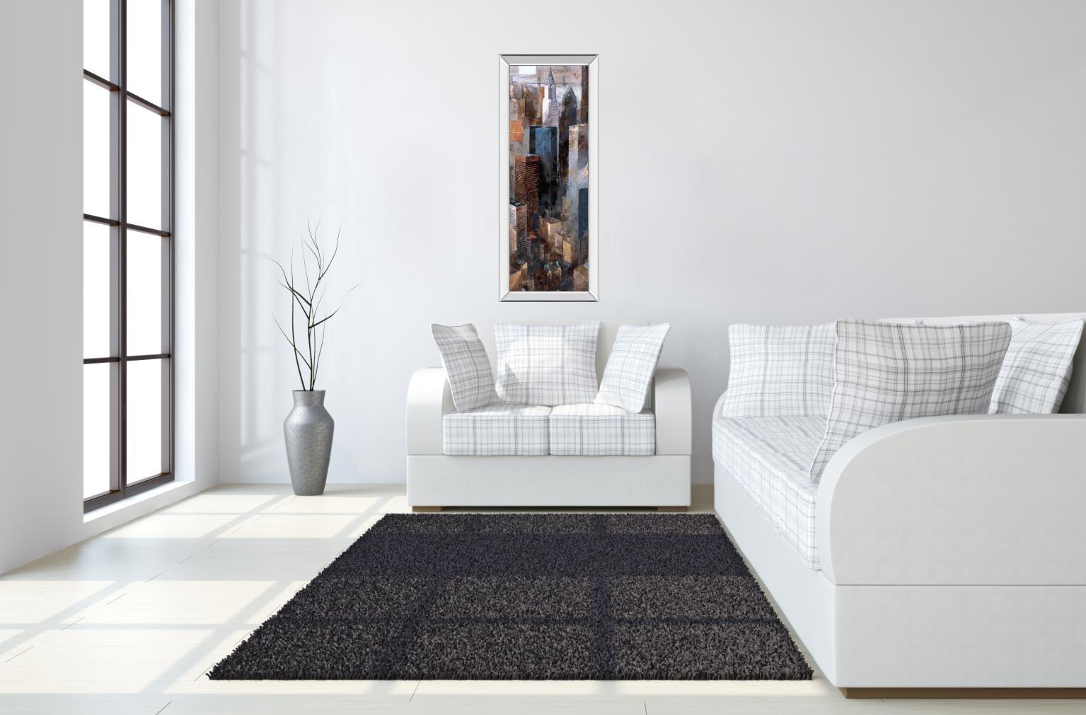 A View To Remember II By Marti Bofarull - Mirrored Frame Wall Art - Dark Gray Classy Art