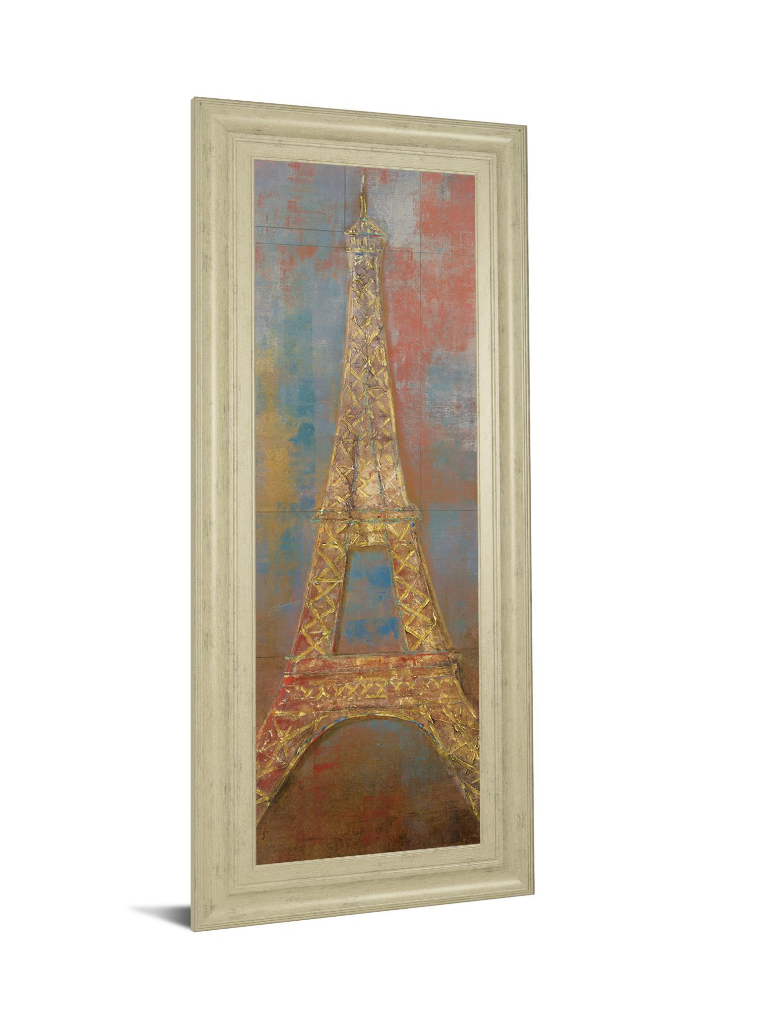 Eiffel By Longo - Framed Print Wall Art - Gold Classy Art