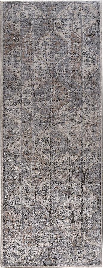 Dakota Runner 2'7"x7' Area Rug Beige & Cream Olliix.com