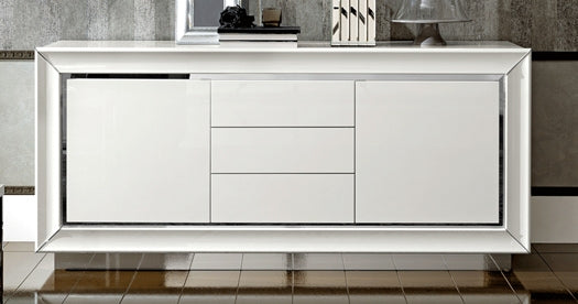 ESF Furniture - Dama 3-Door Buffet - DAMABIANCABUFFET ESF Furniture