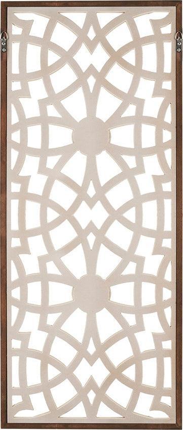 Damask Wood Panel Carved Wall Panel Wood Olliix.com