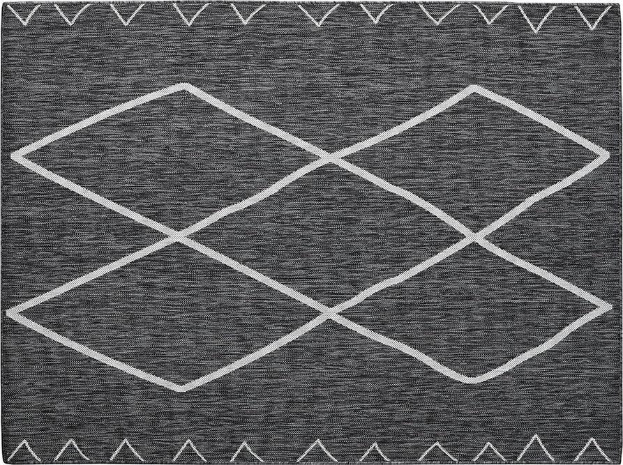 Darya 8x10 Area Rug gray & White Olliix.com