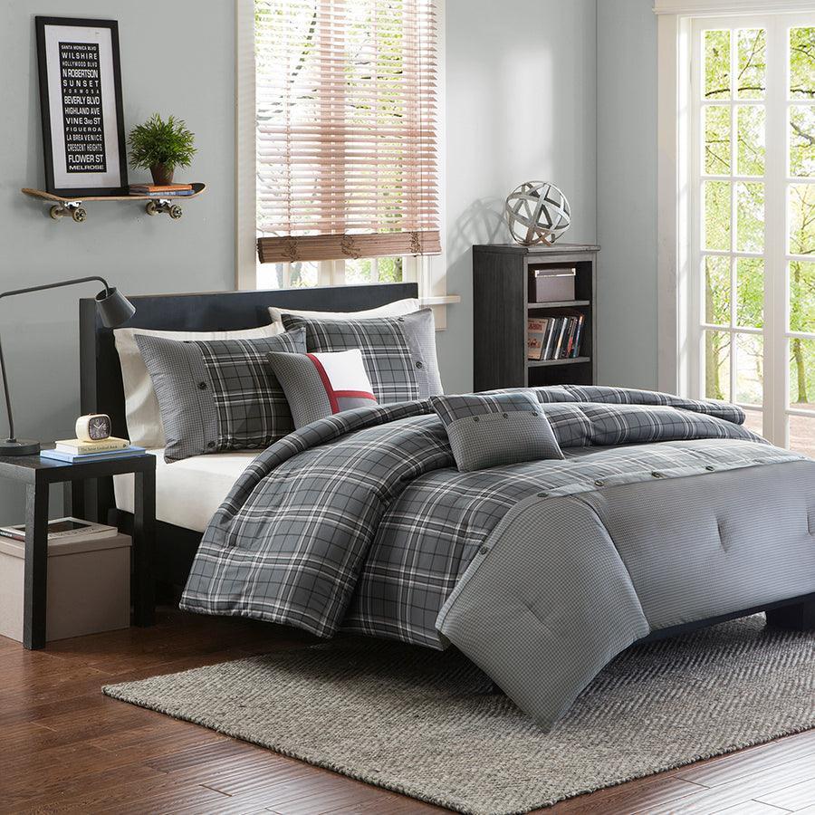 Daryl King/California King Comforter Set Gray Olliix.com