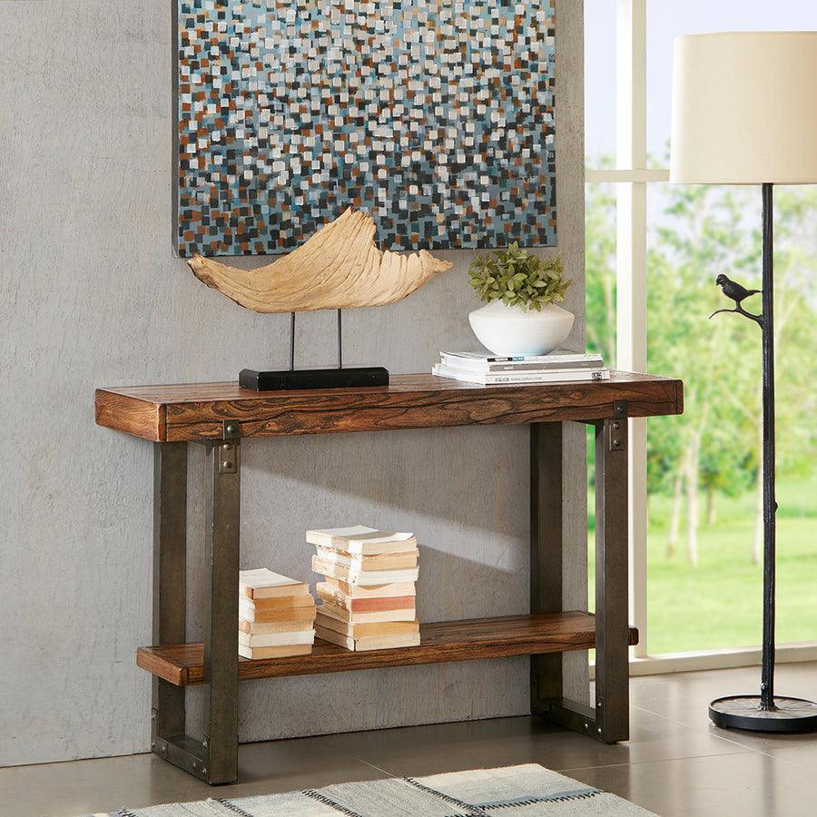 Dayton Console Table Chestnut Olliix.com