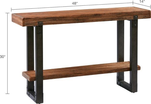 Dayton Console Table Chestnut Olliix.com