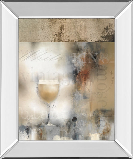 Cellar I By J.P Prior - Mirror Framed Print Wall Art - Beige Classy Art