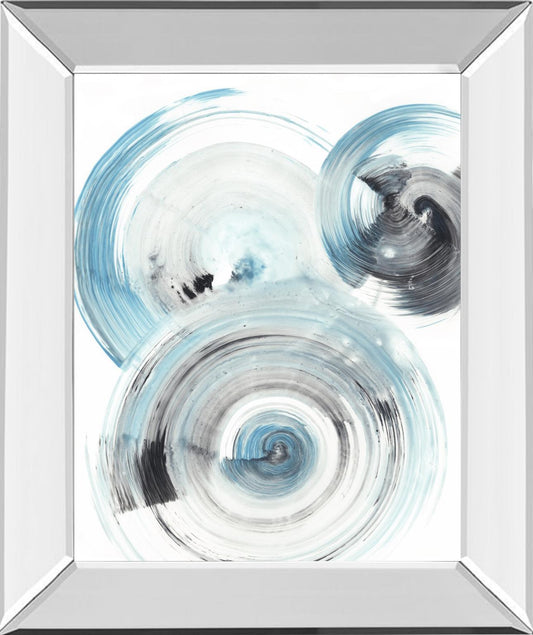 Ripple Effect I By Ethan Harper - Light Blue Classy Art