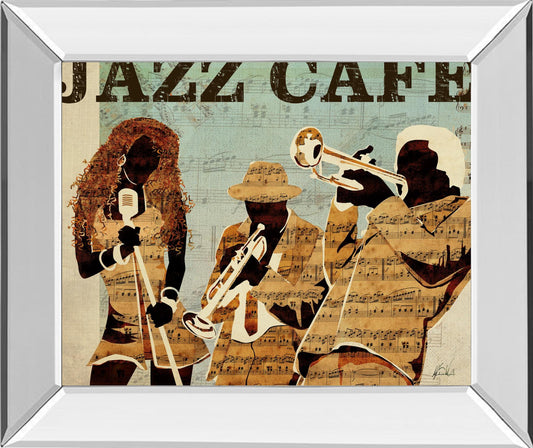 Jazz Cafe By Kyle Mosher - Light Brown Classy Art