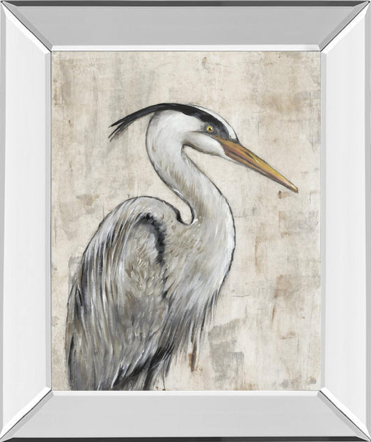 Grey Heron I By Tim OToole - Dark Gray Classy Art