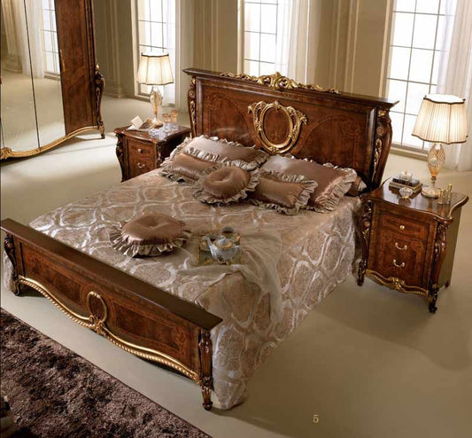 ESF Furniture - Arredoclassic Italy Donatello Queen Bed - DONATELLOBEDQ.S. ESF Furniture