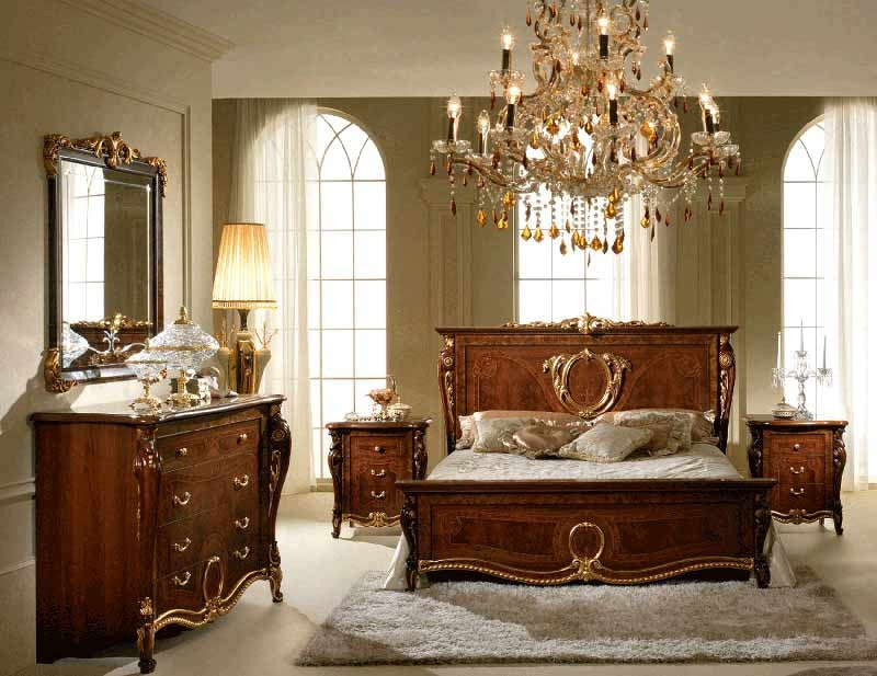 ESF Furniture - Arredoclassic Italy Donatello 5 Piece Queen Bedroom Set - DONATELLOQB-5SET ESF Furniture