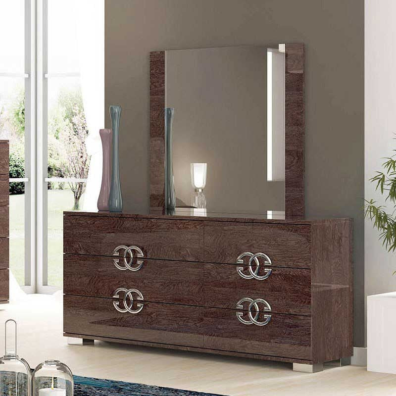 ESF Furniture - Prestige Dresser and Mirror - PRESTIGE-DR+M ESF Furniture