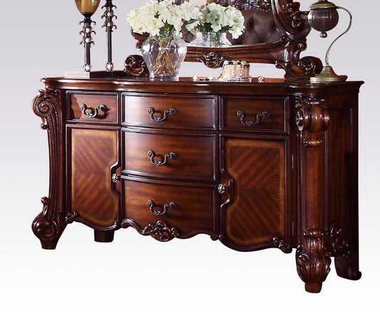 Acme Vendome Traditional Dresser/Server with Four Drawers and Two Doors in Cherry 22005 ACME East