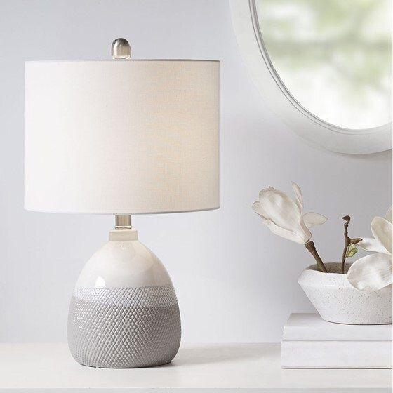 Driggs Table Lamp Gray Olliix.com