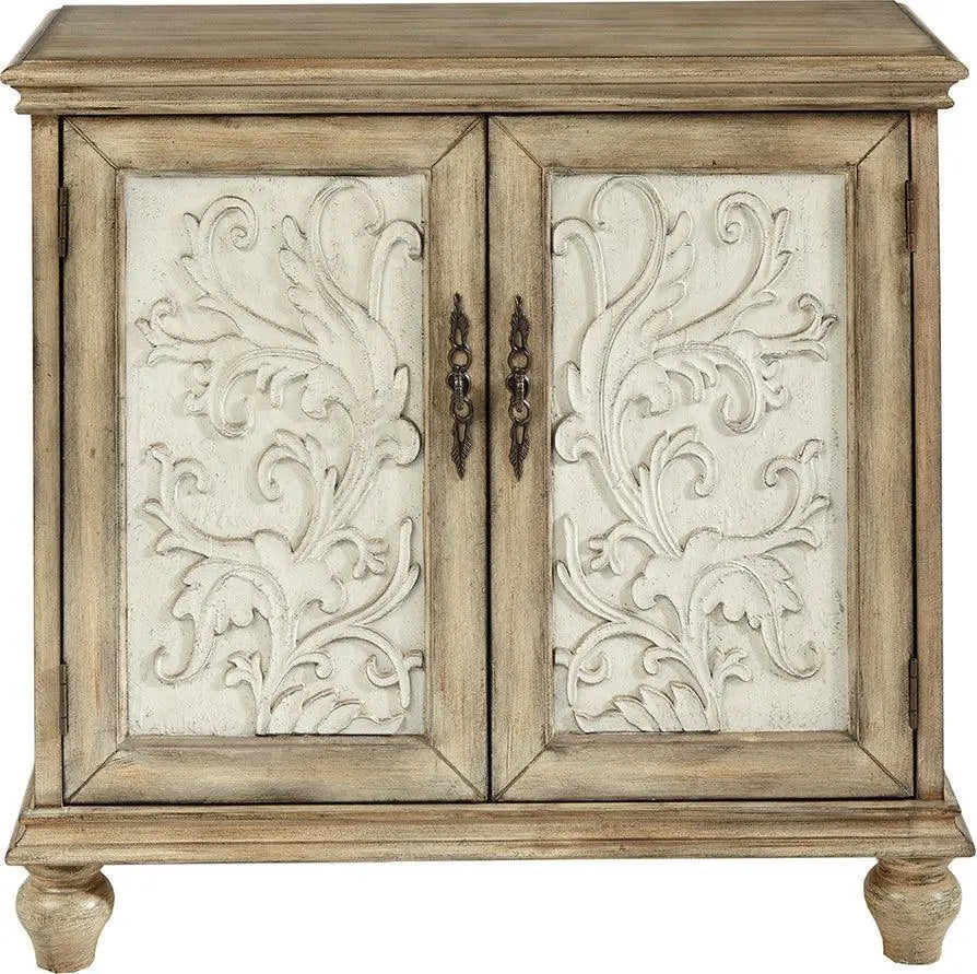 Driscoll 2-Door Cabinet Reclaimed Natural Olliix.com