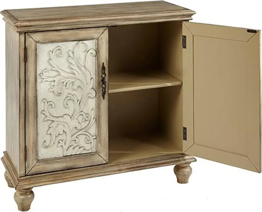 Driscoll 2-Door Cabinet Reclaimed Natural Olliix.com