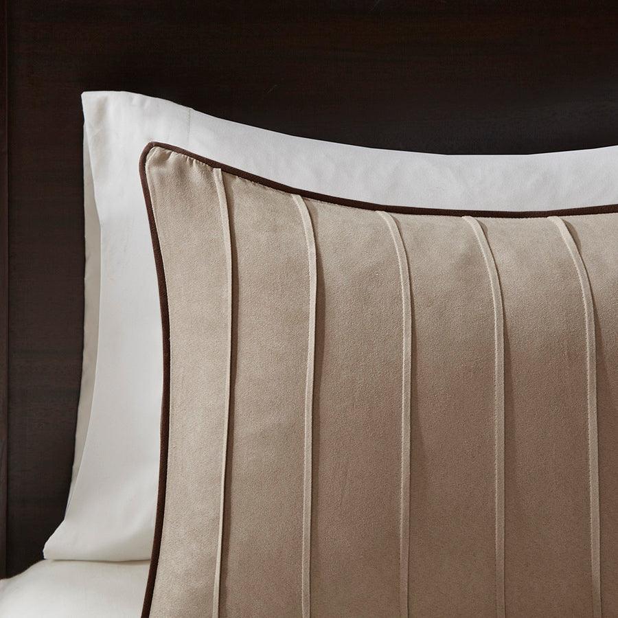 Dune Global Inspired 7 Piece Comforter Set Beige King Olliix.com