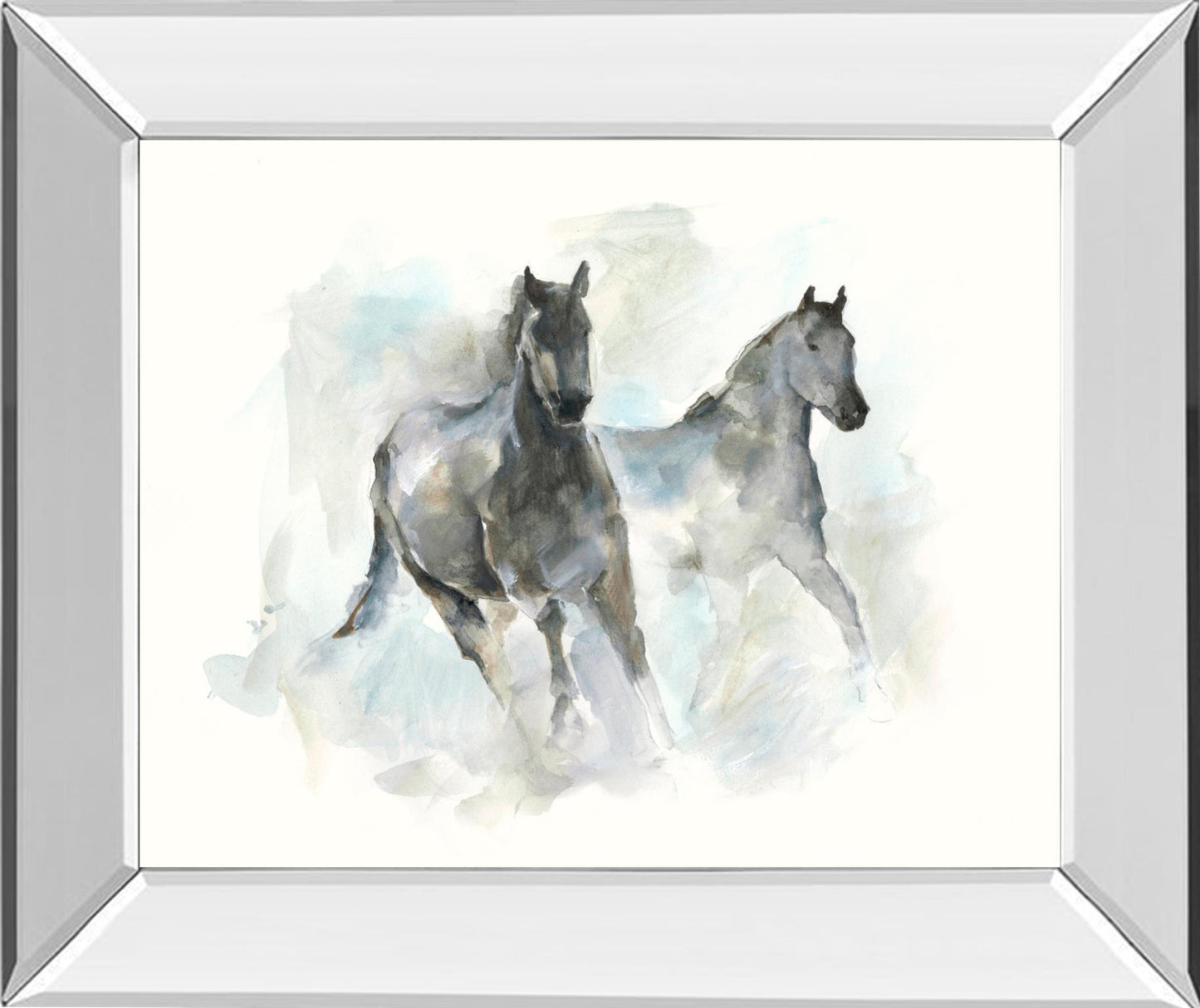 Run Free I By Ethan Harper - Dark Gray Classy Art