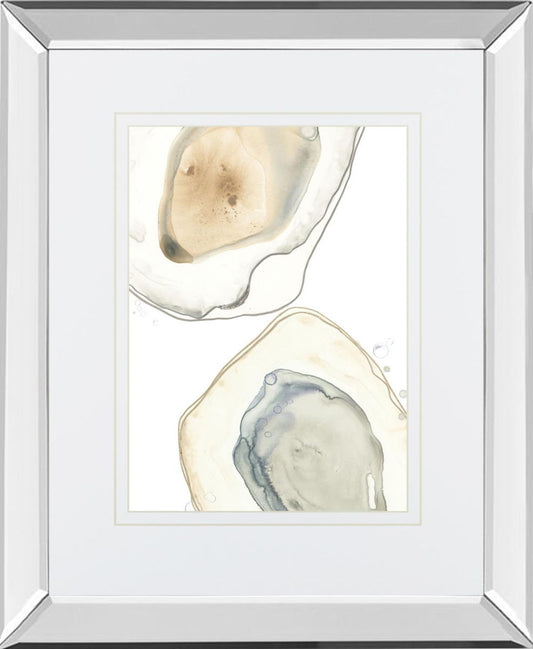 Ocean Oysters III By June Erica Vess - Light Blue Classy Art