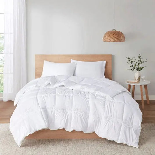 Anti-Microbial Down Alternative Comforter White Full/Queen Olliix.com