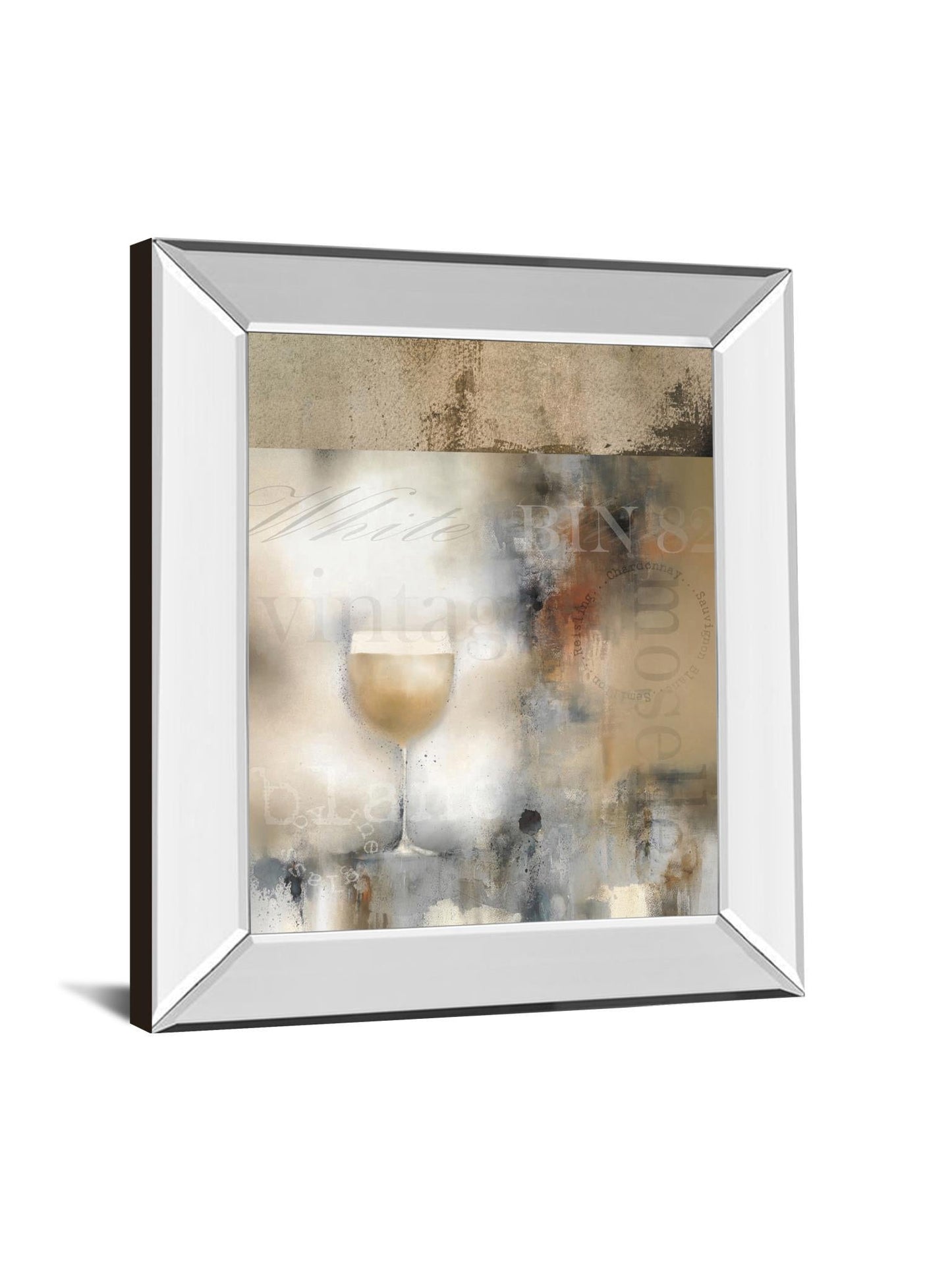 Cellar I By J.P Prior - Mirror Framed Print Wall Art - Beige Classy Art