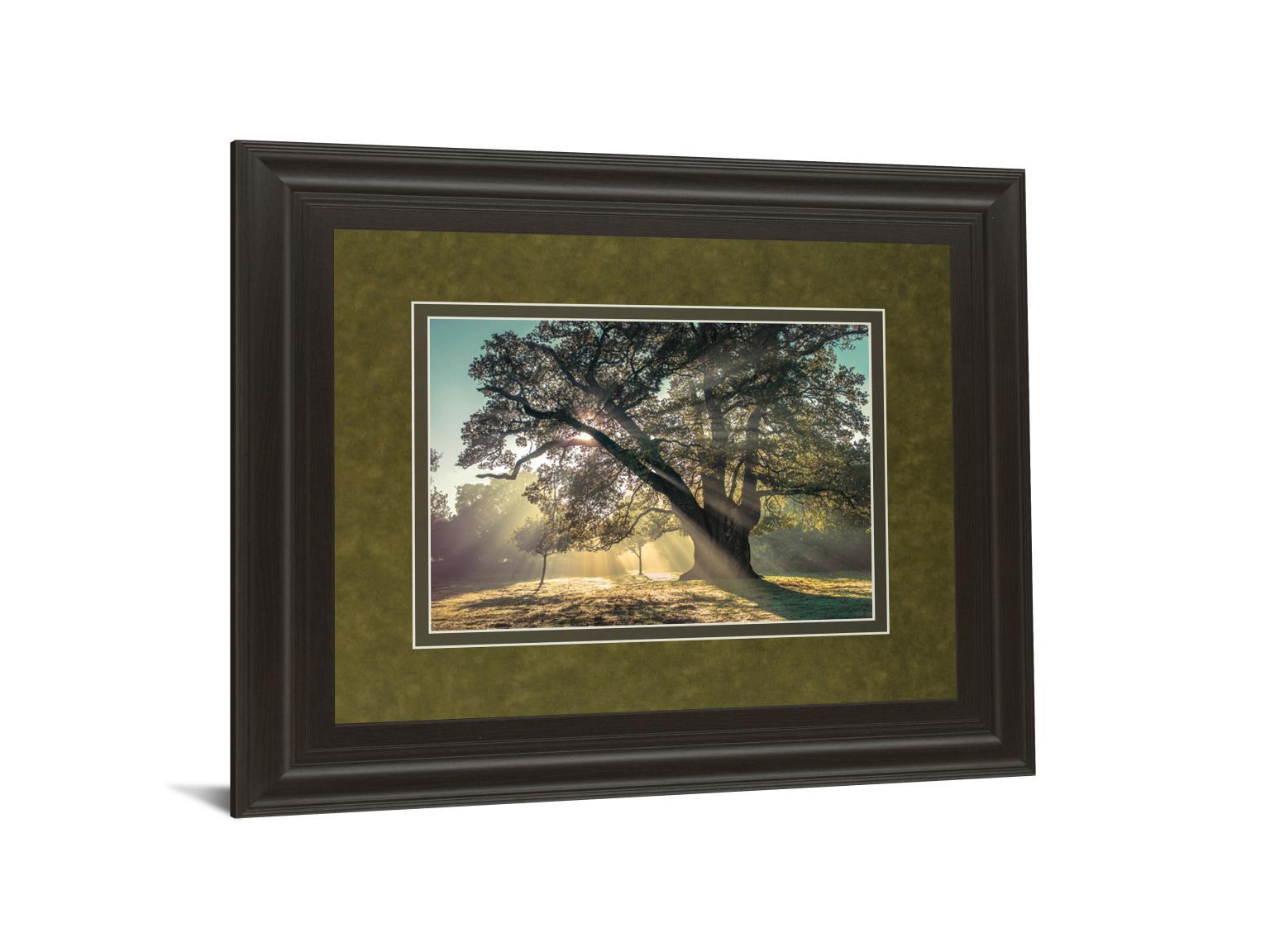 Breaking Through By A. Frank - Framed Print Wall Art - Green Classy Art