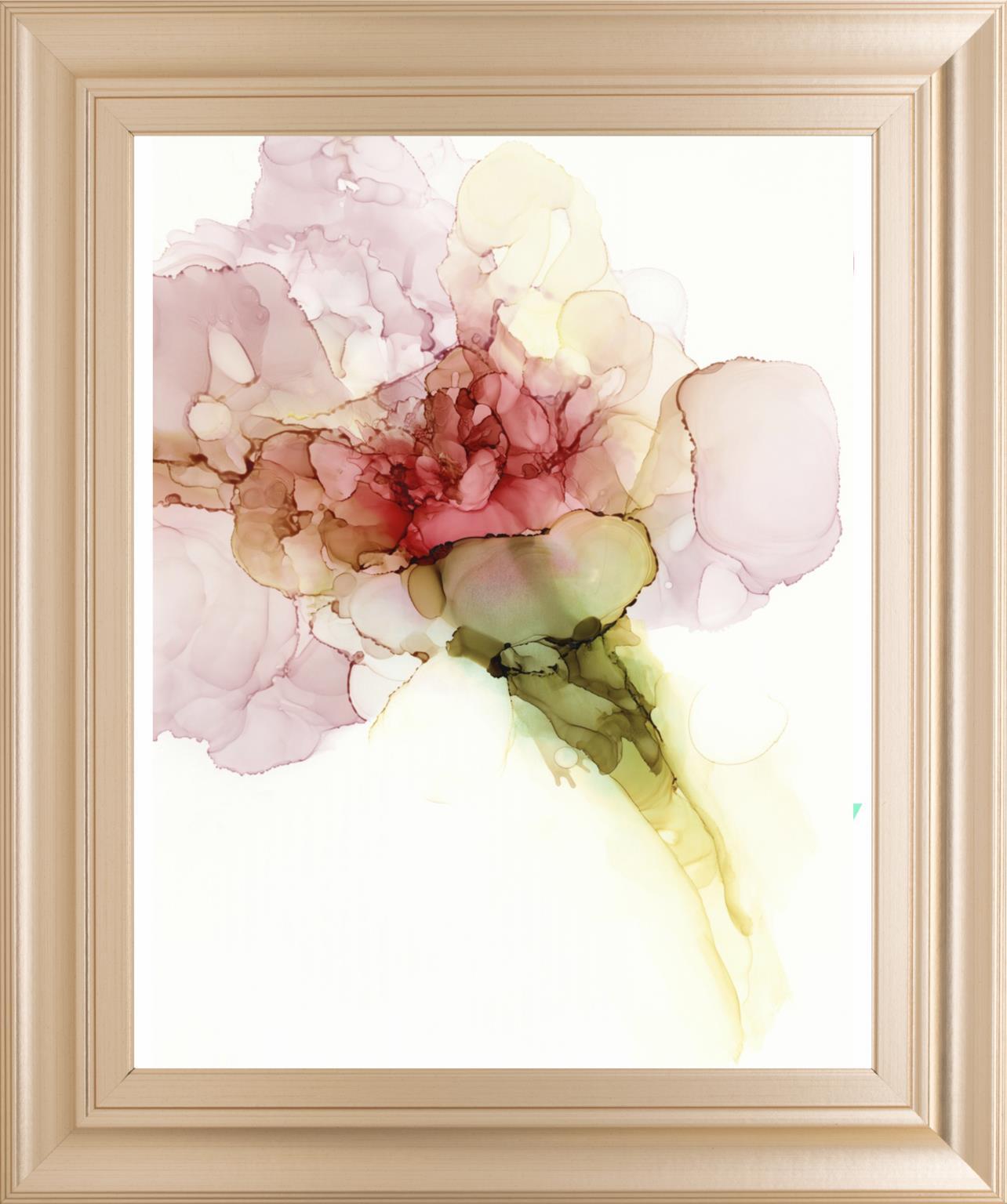 22x26 Flower Passion II By Jennifer Goldberger - Red Classy Art