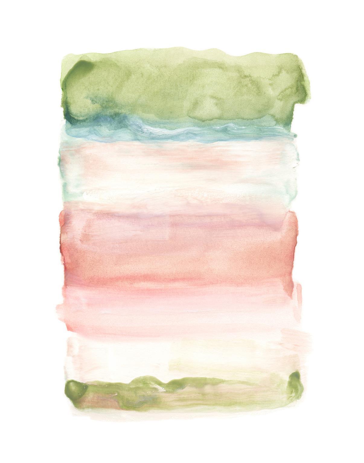 Framed - Skye III By Nan - Green Classy Art