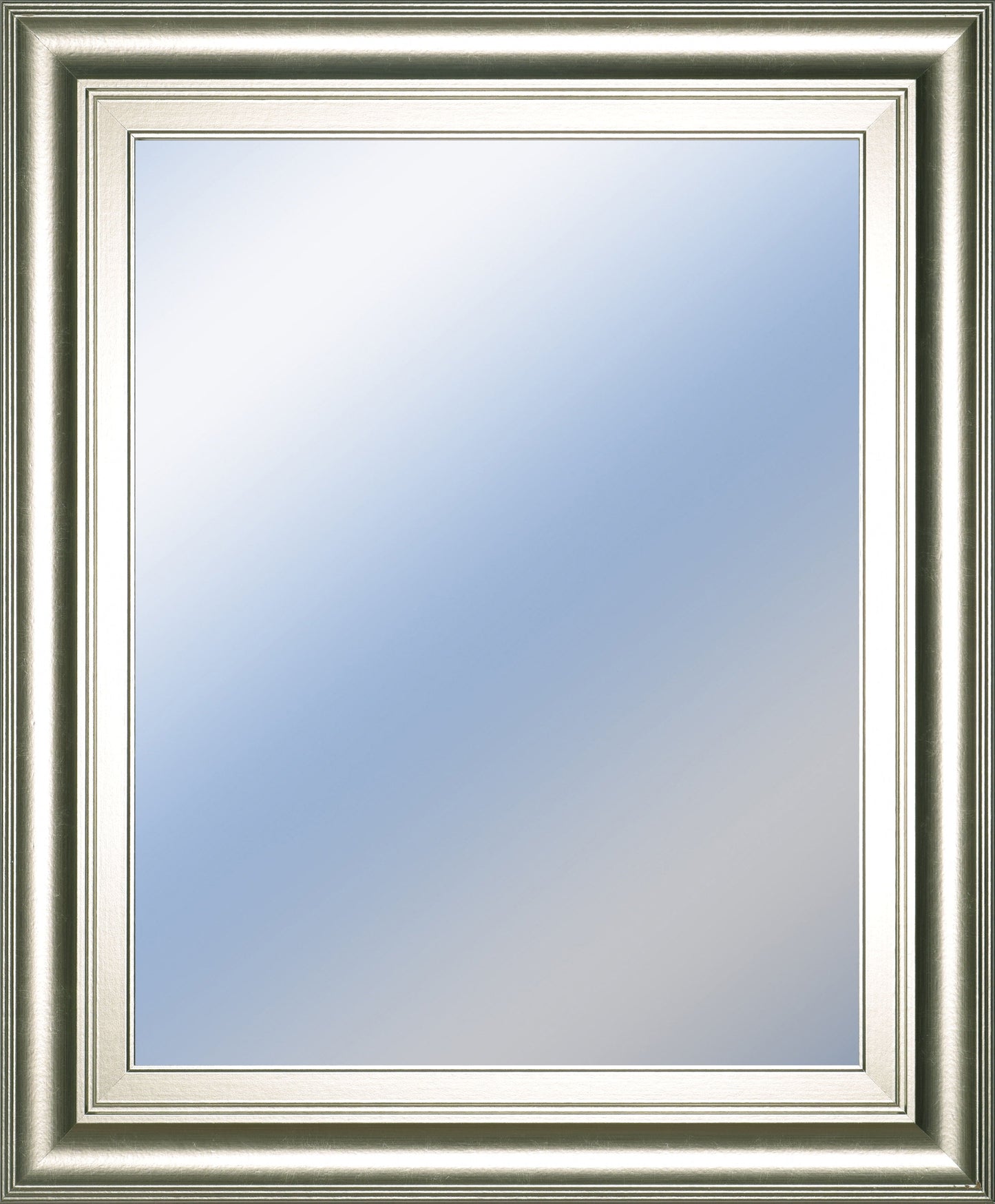 22x26 Decorative Framed Wall Mirror By Classy Art Promotional Mirror Frame #42 - Pearl Silver Classy Art