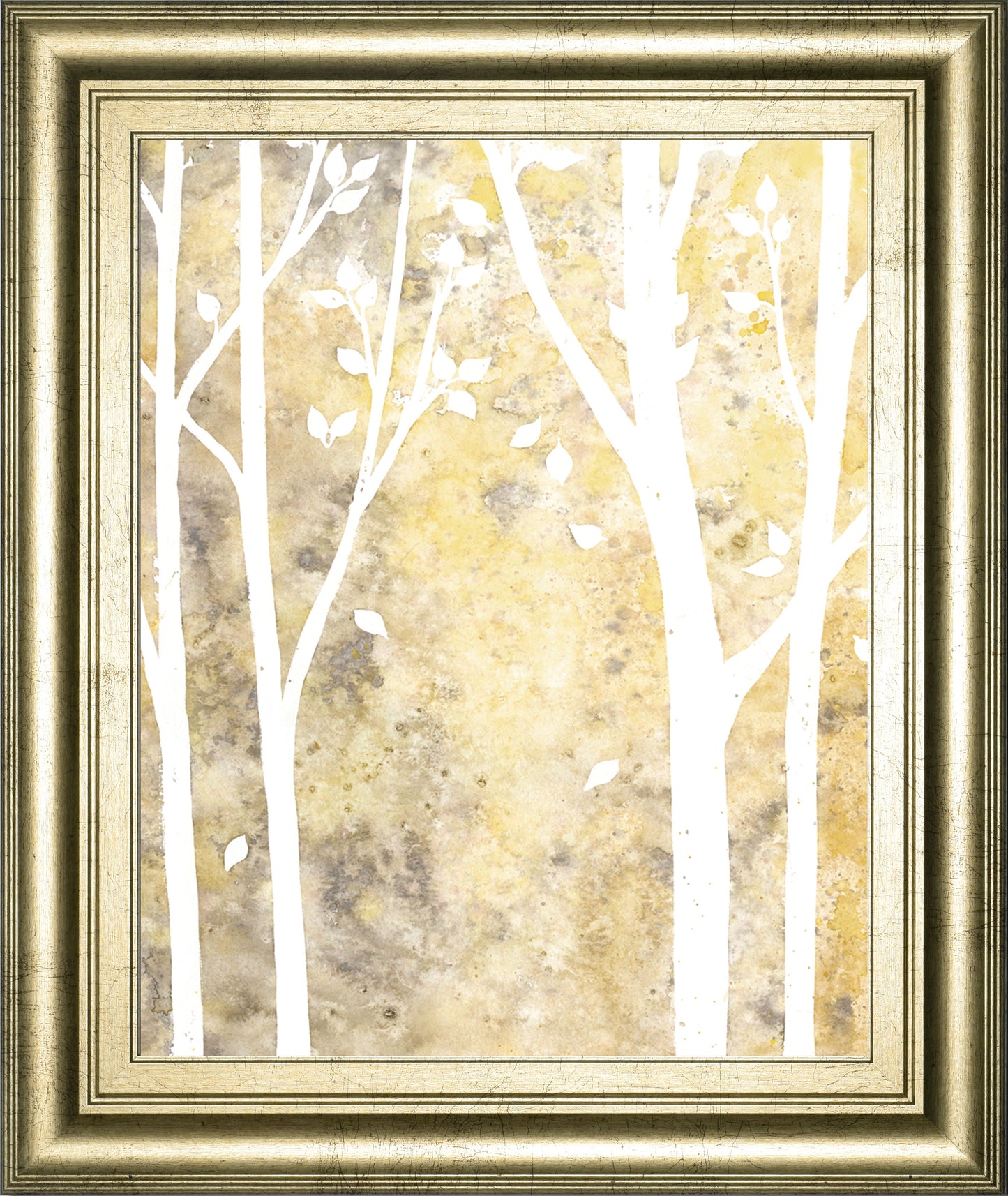 Simple State I By Debbie Banks - Framed Print Wall Art - Yellow Classy Art