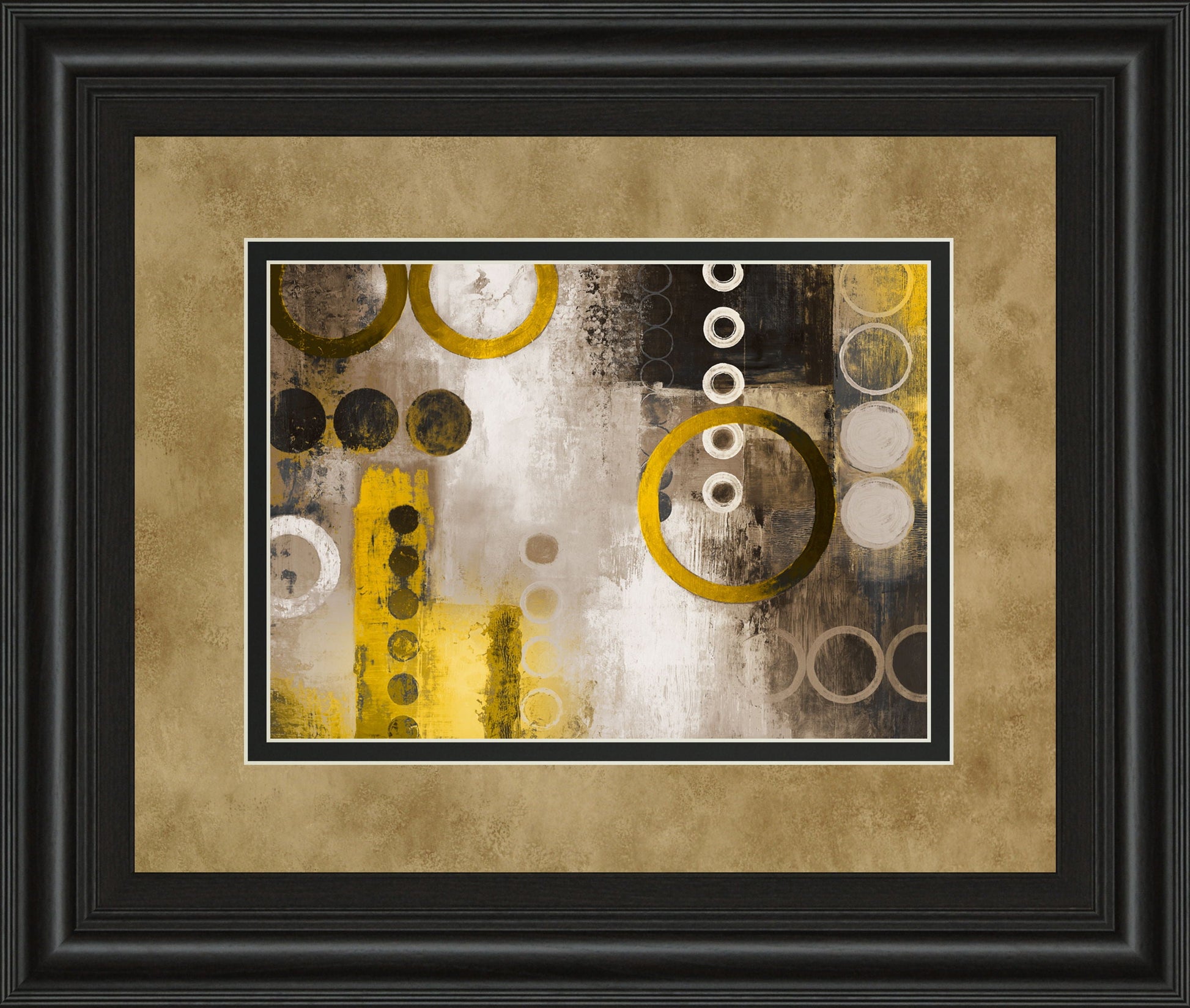 Yellow Liberated By Michael Marcon - Framed Print Wall Art - Gold Classy Art