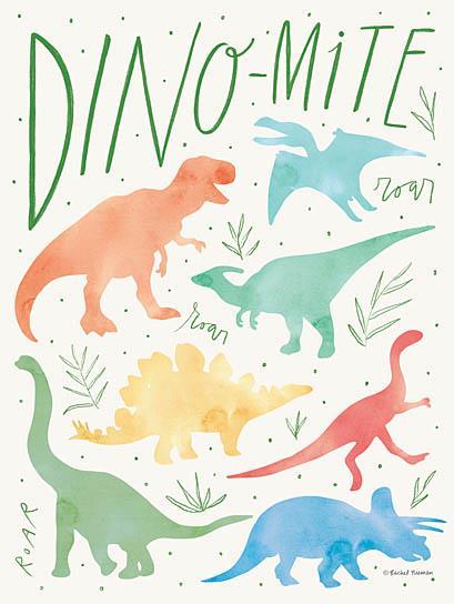 Dino-Mite By Rachel Nieman (Framed) (Small) - Green Classy Art