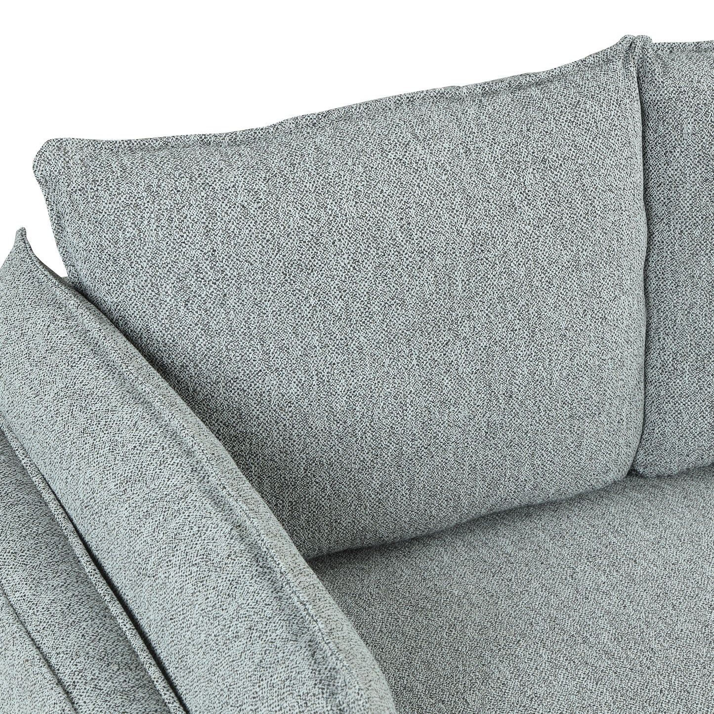 56" Modern Style Sofa Linen Fabric Loveseat Small Love Seats Couch for Small Spaces,Living Room,Apartment House to Home Furnishings LLC