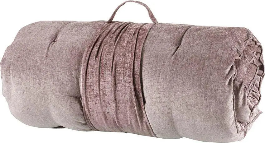 Edelia Poly Chenille Lounge Floor Pillow Cushion Blush Olliix.com