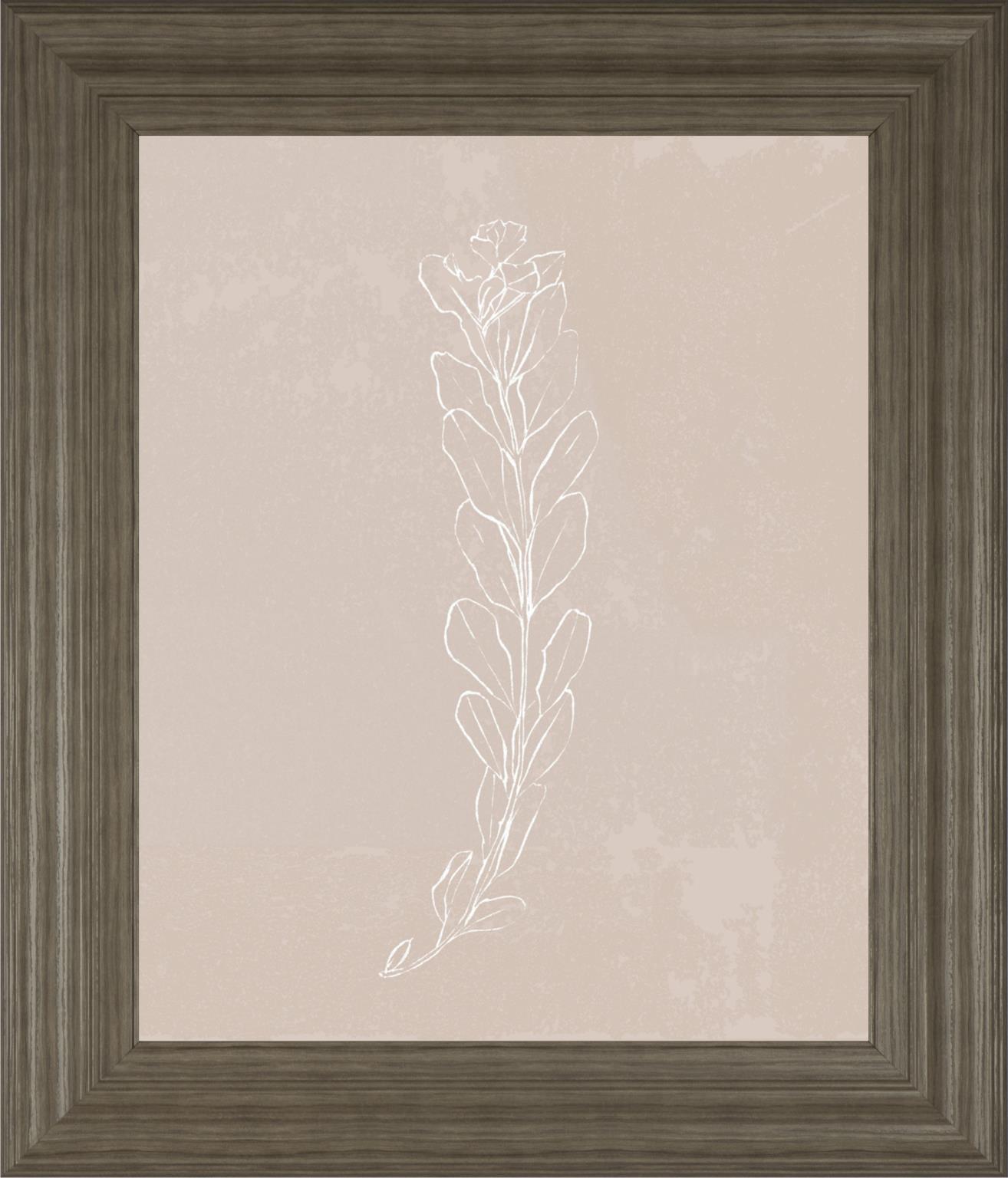 22x26 Blush Bloom II By Annie Warren - Beige Classy Art