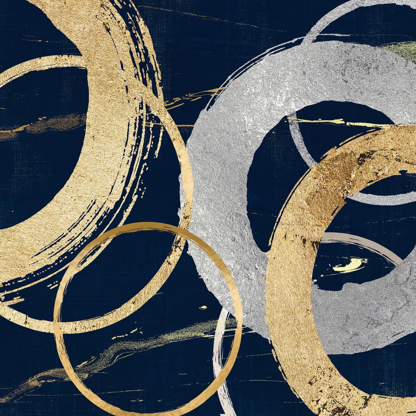 Framed Small - Atmosphere Detail II By Susan Jill - Yellow Classy Art