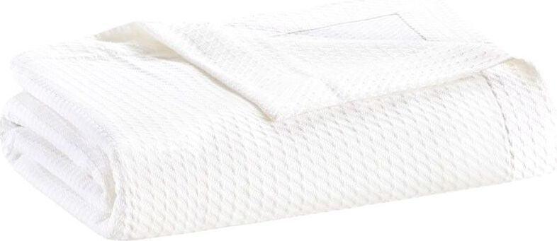 Egyptian Cotton King Blanket White Olliix.com